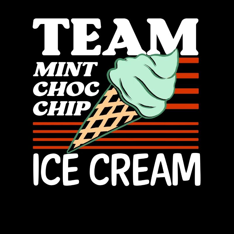 Team Mint Choc Ice Cream Cone Ice Cream Ice Cream
