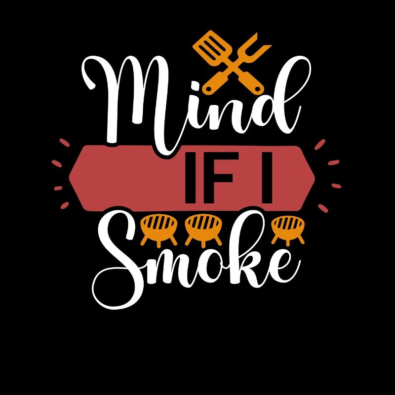 Mind If I Smoke Ribs Grill BBQ Short Ribs Rack