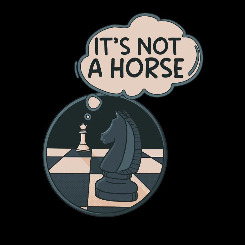 Ce n’est pas un cheval que le chevalier échiquète se déplace