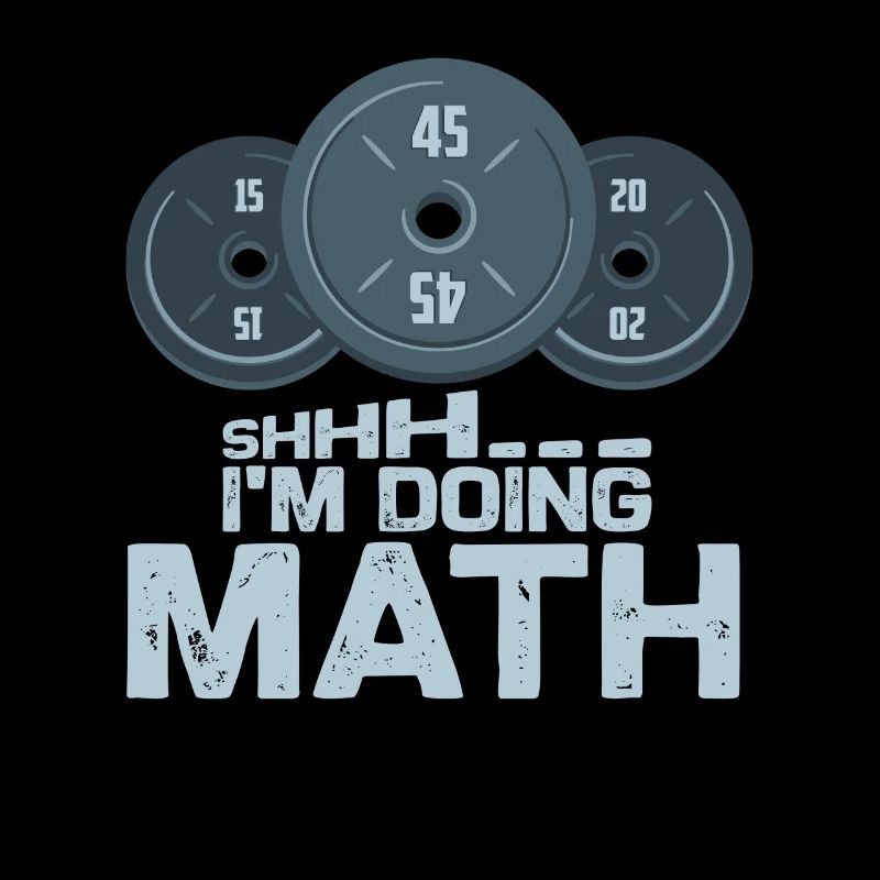 Chut... Je fais des maths, de l’haltérophilie