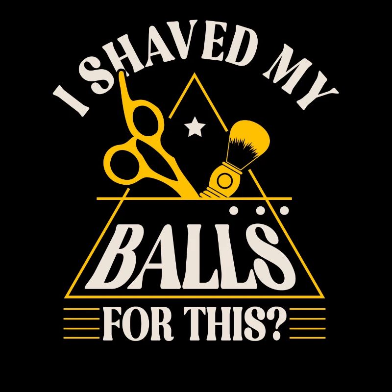 Shaved Look With Humor for Men