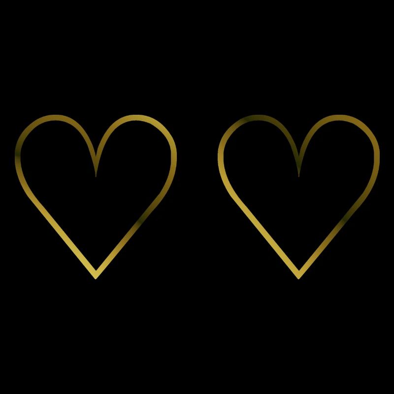 Goldene Herzen gold Geschenkidee Liebe Ehe Ehering
