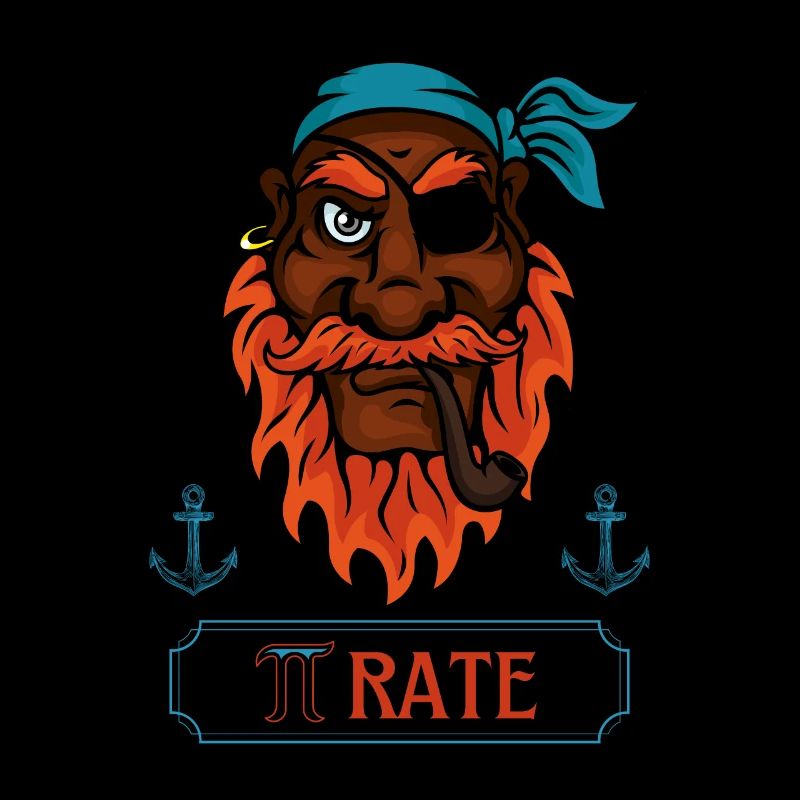 Pi Rate Math et Pirate Lover Design pour Pi Day