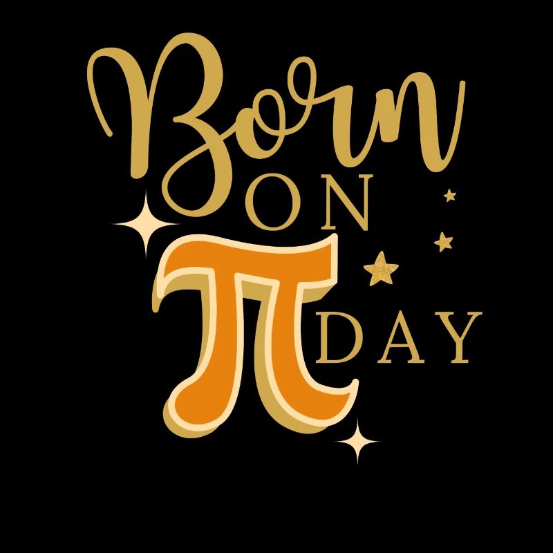 Né le jour de Pi 14 mars Anniversaire Pi Day Design