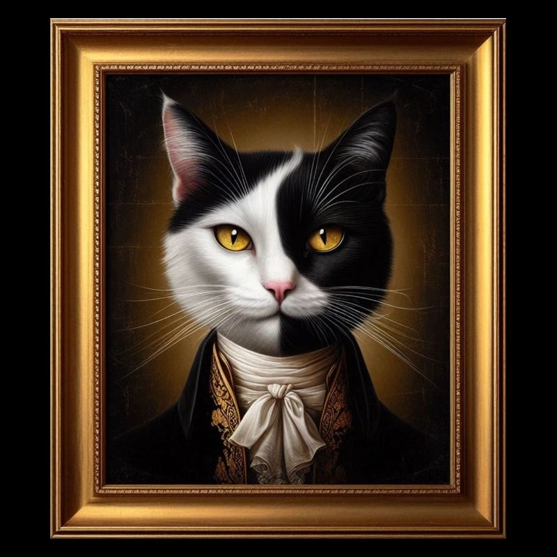 Portrait d’un chat confiant