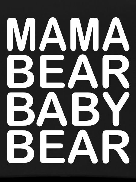 Maman Ours Bébé Ours