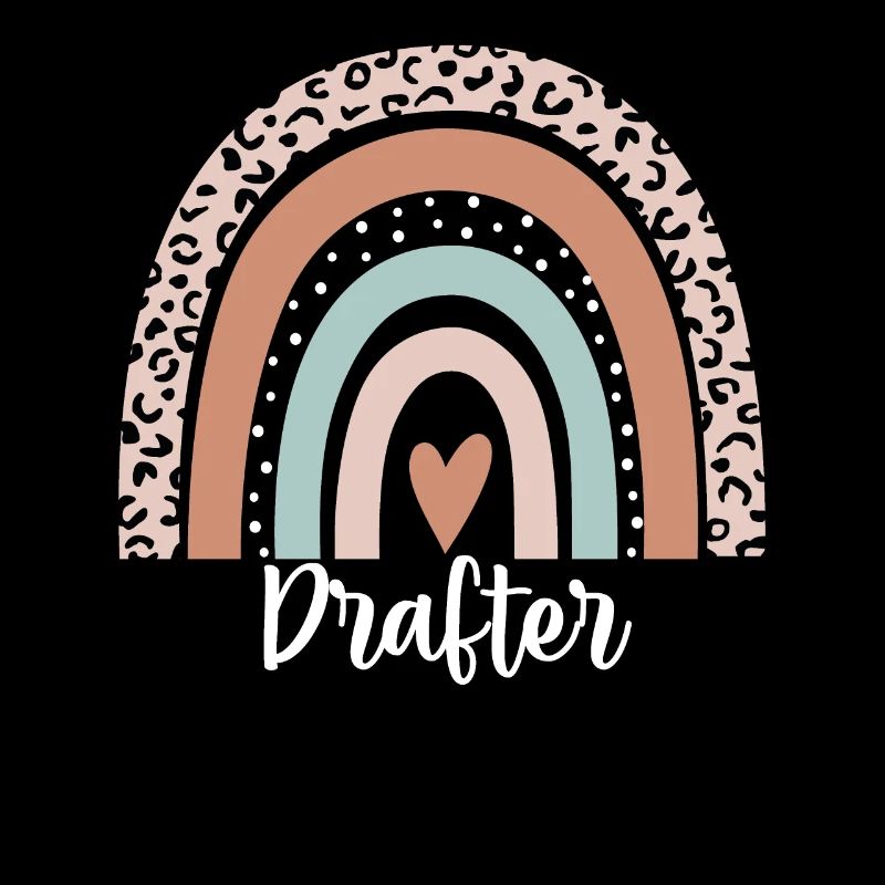 Drafter Regenbogen Leopard Lustige Drafter Wertschätzung