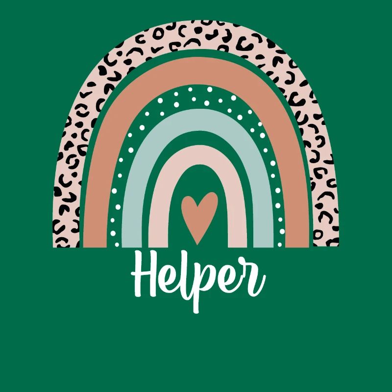 Helper Arc-en-ciel Léopard Funny Helper Appréciation