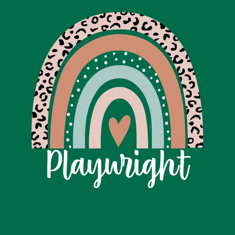 Playwright Rainbow Leopard Funny Playwright