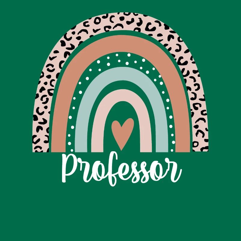Professeur Rainbow Leopard Professeur drôle