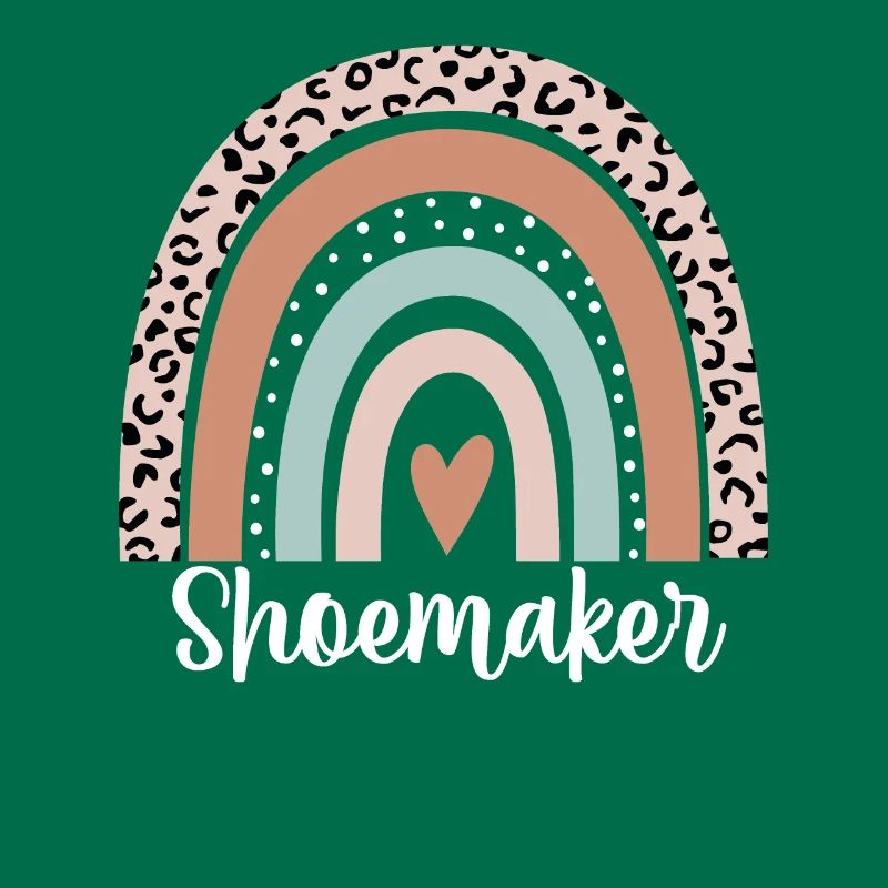 Shoemaker Rainbow Leopard Funny Shoemaker
