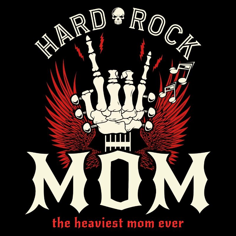 Mère Rock Vintage Maman Rockeuse