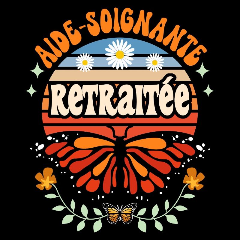 Retro Cadeau Retraite Aide-Soignante
