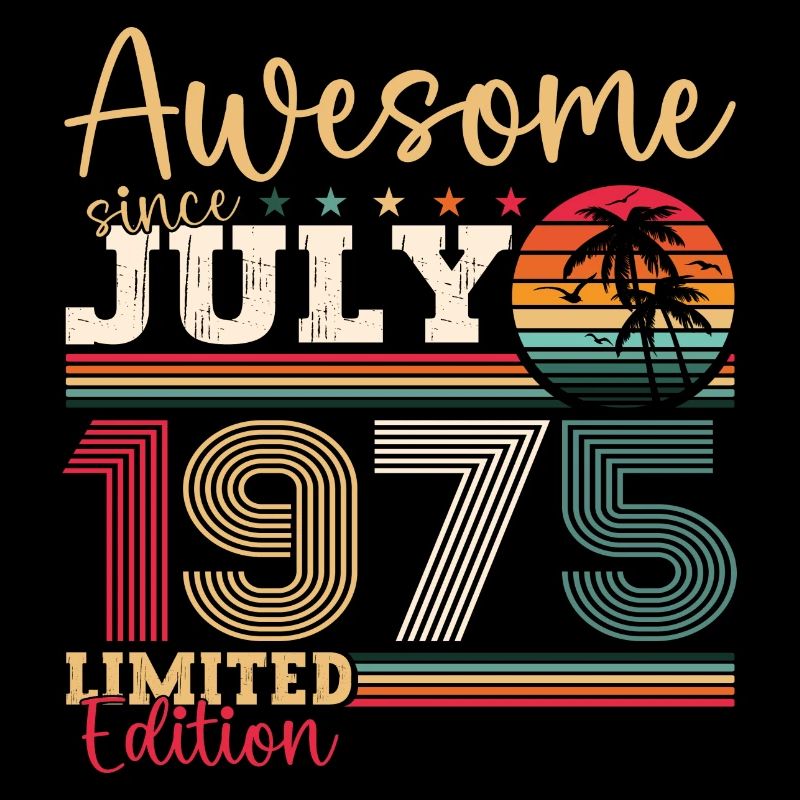 Awesome since Juli 1975 47. Geburtstag Herren Fun