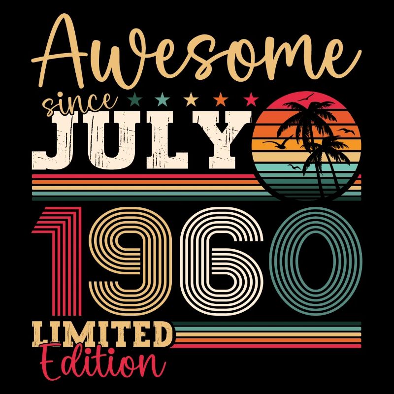 Awesome since Juli 1960 62. Geburtstag Herren Fun