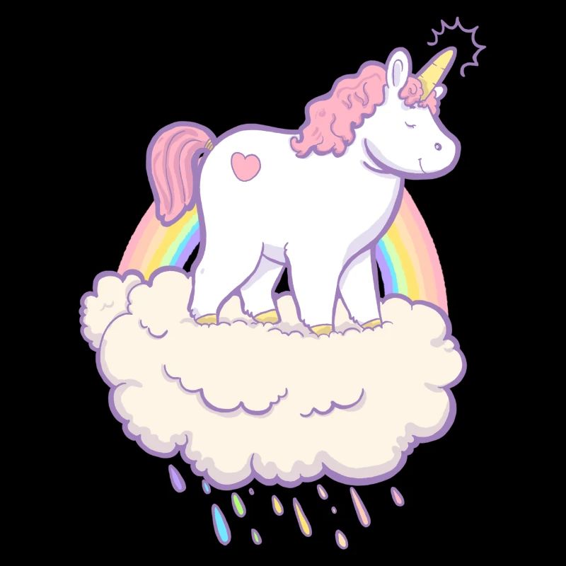 Pummeliges Einhorn