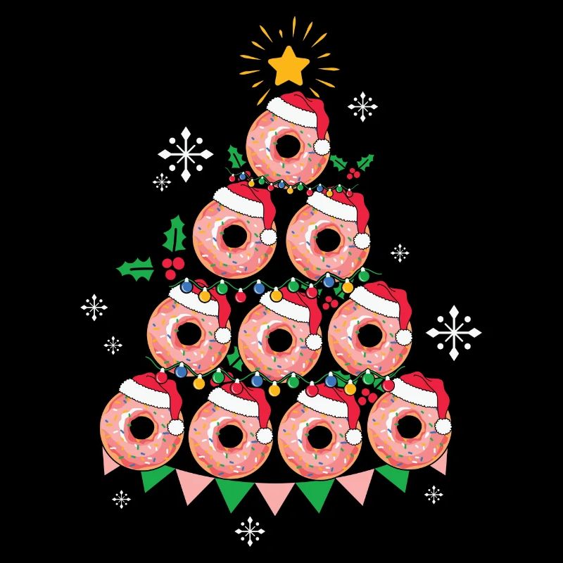 Donuts-restauration rapide Donut Arbre de Noël