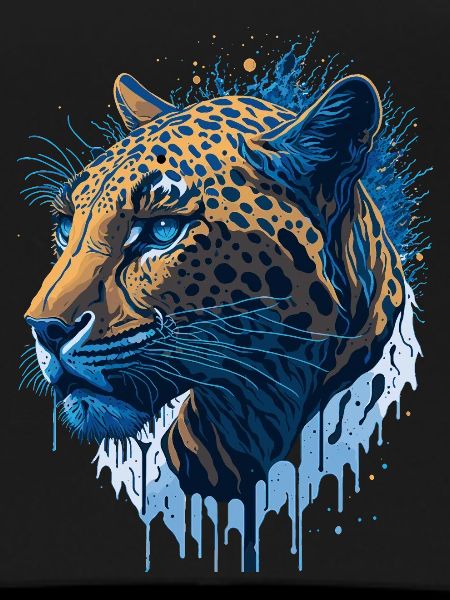 Leopard Big Cat Illustration