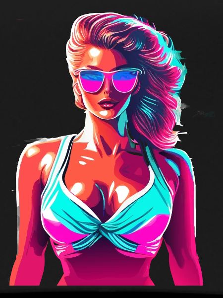 Fille de plage