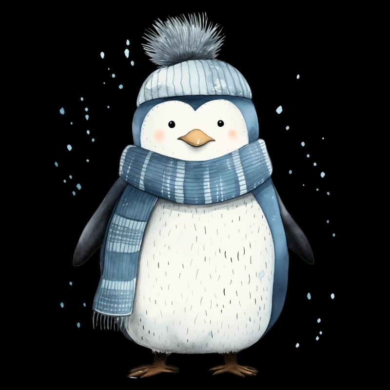 Penguin Tee: Playful Arctic Charm