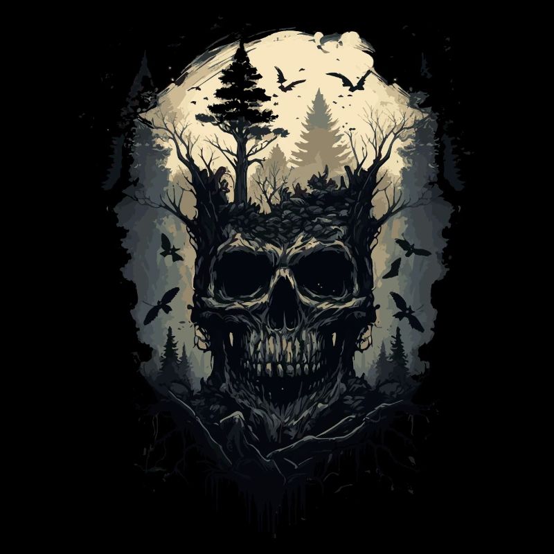 Ghost in the forest
