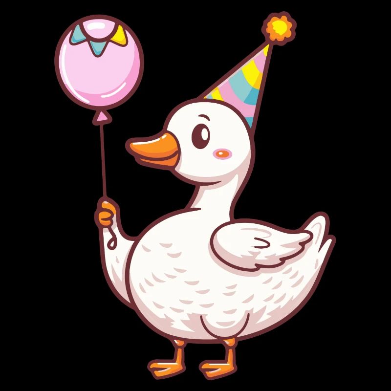 Gans Geburtstag Comic Niedlich