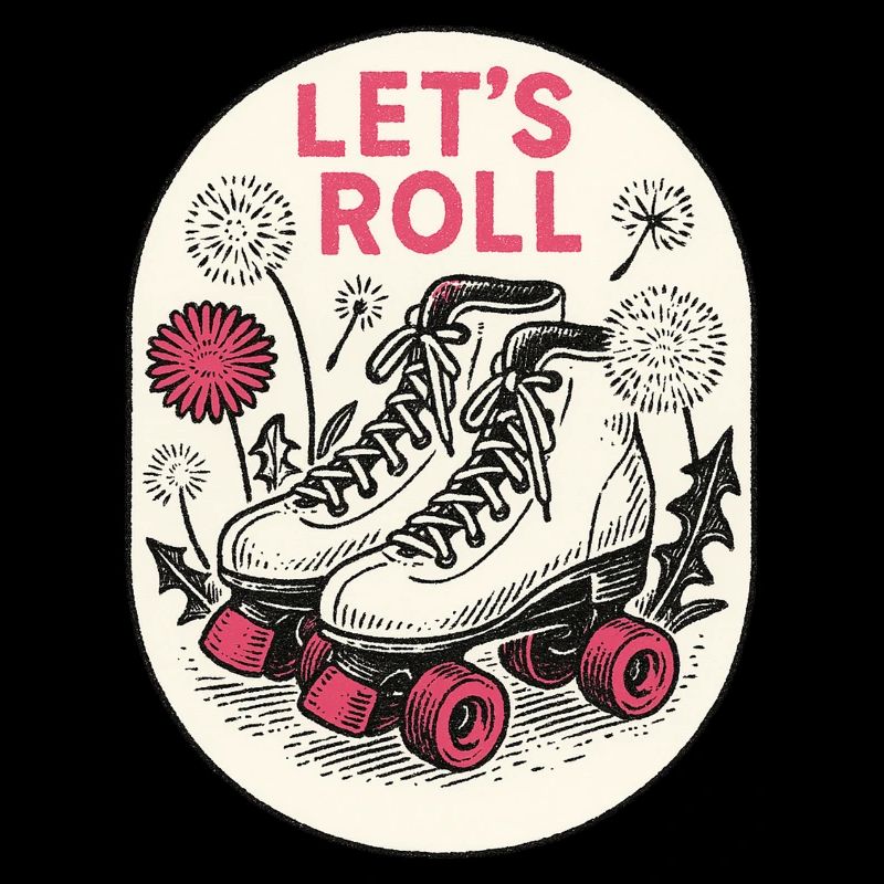 Patins à roulettes rétro Let’s Roll