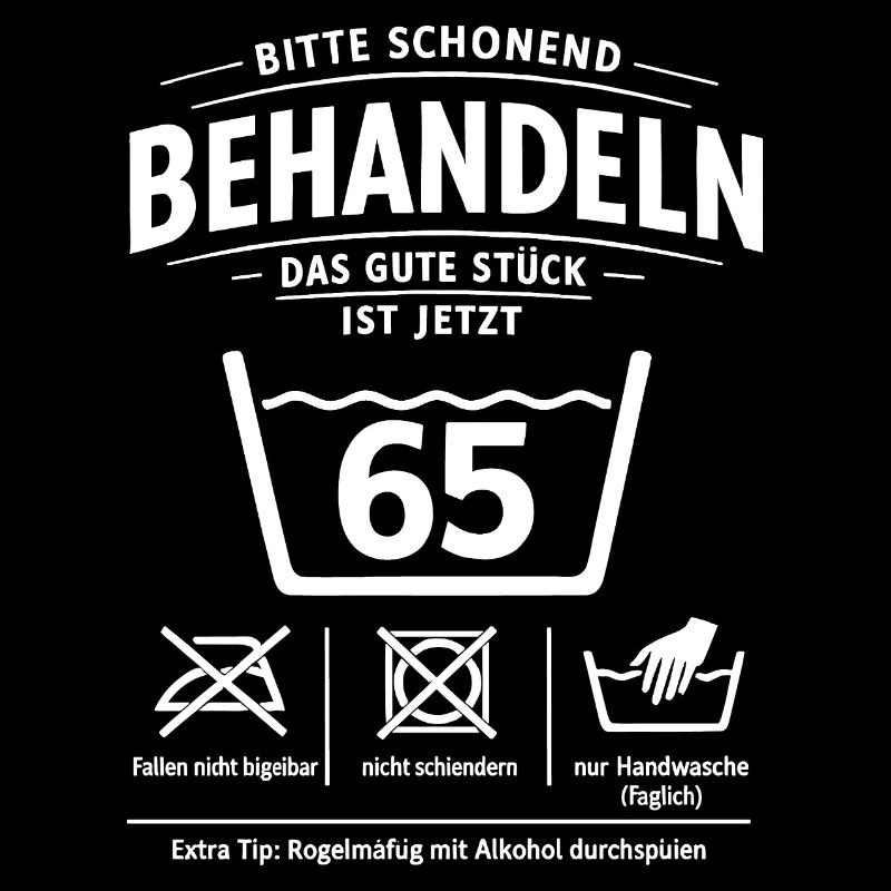 65. Geburtstag Schonend Behandeln Tempolimit
