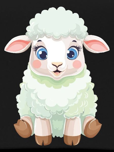 Pastel Lamb Fluffy