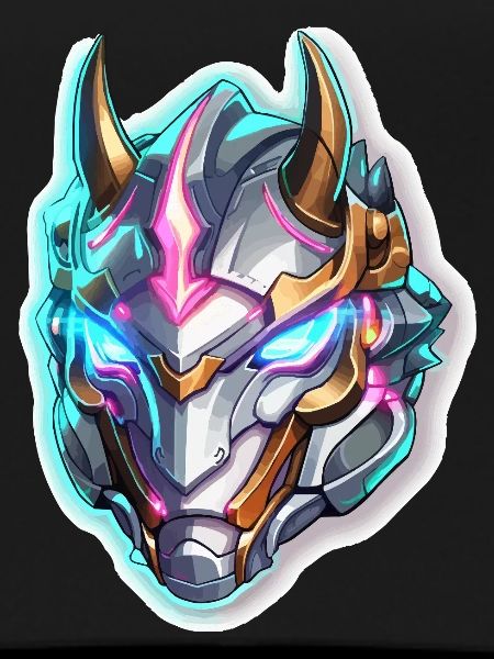 Neon Dragon Helmet