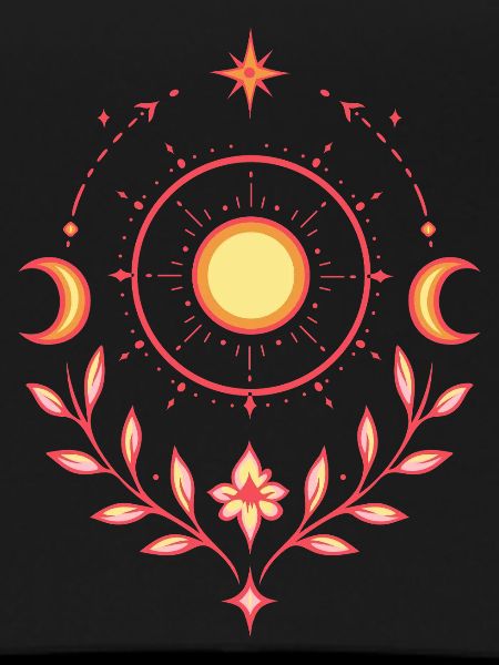Midsummer Sun – Litha Pagan Design