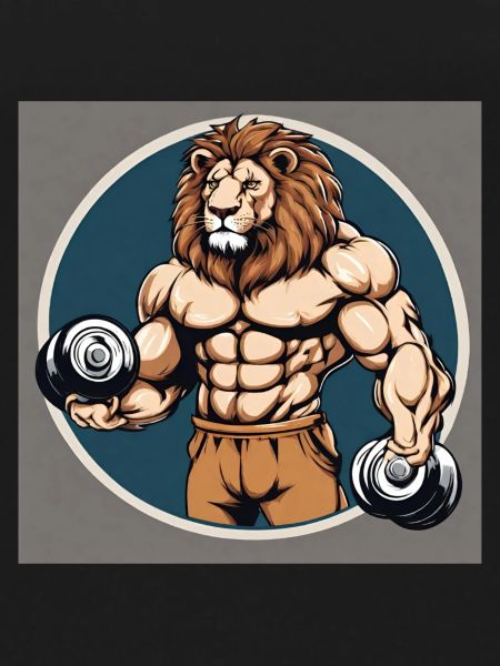 Löwe im GYM