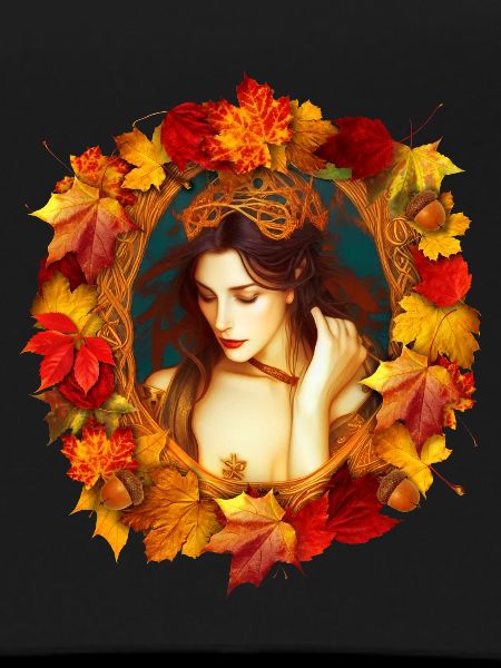 Fantasy Art Autumn Queen