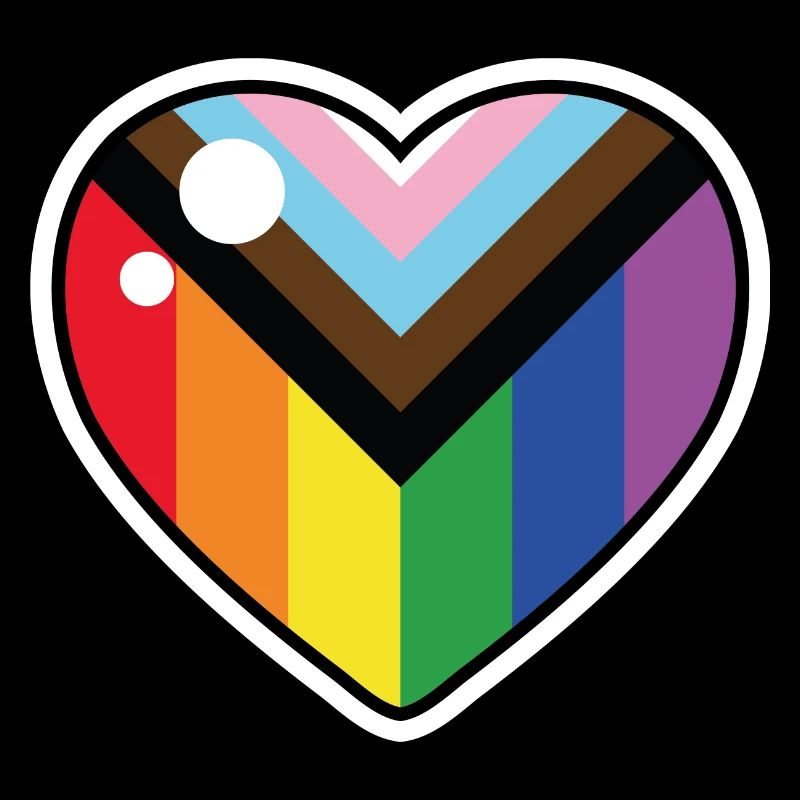 Herz (Progress Pride Flagge)