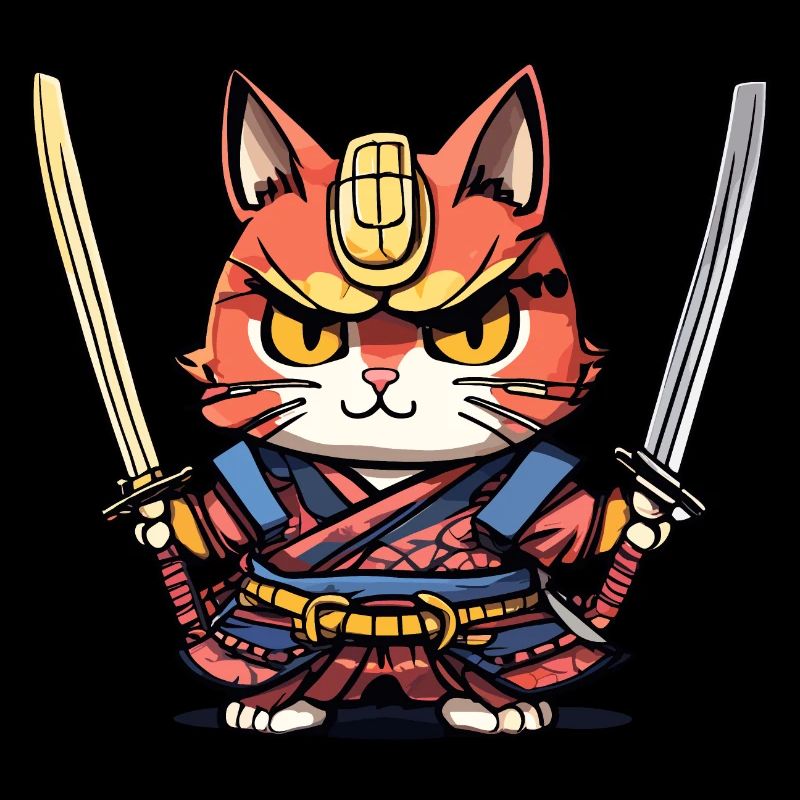 Chat samouraï #41