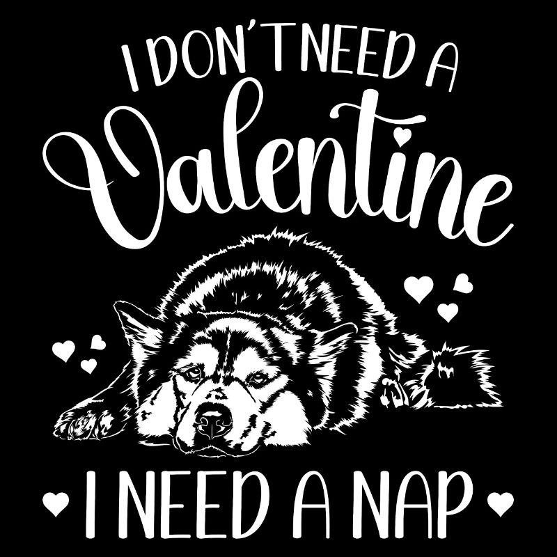 Siberian Husky Valentinstag Hunde Hund Wilsigns