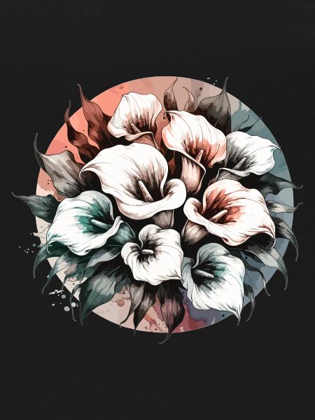 Calla Lilies Drawn