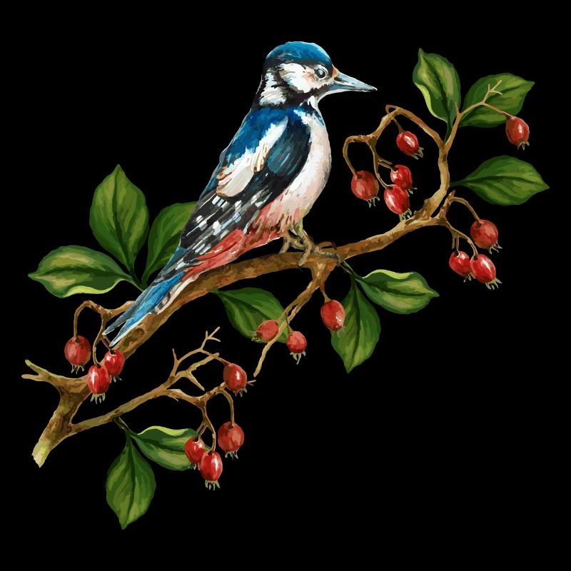 Oiseau coloré