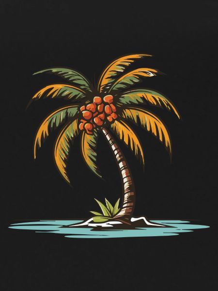 Palm Tree Holiday Icon