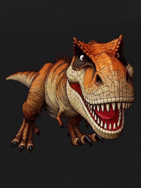 T-rex attacks png