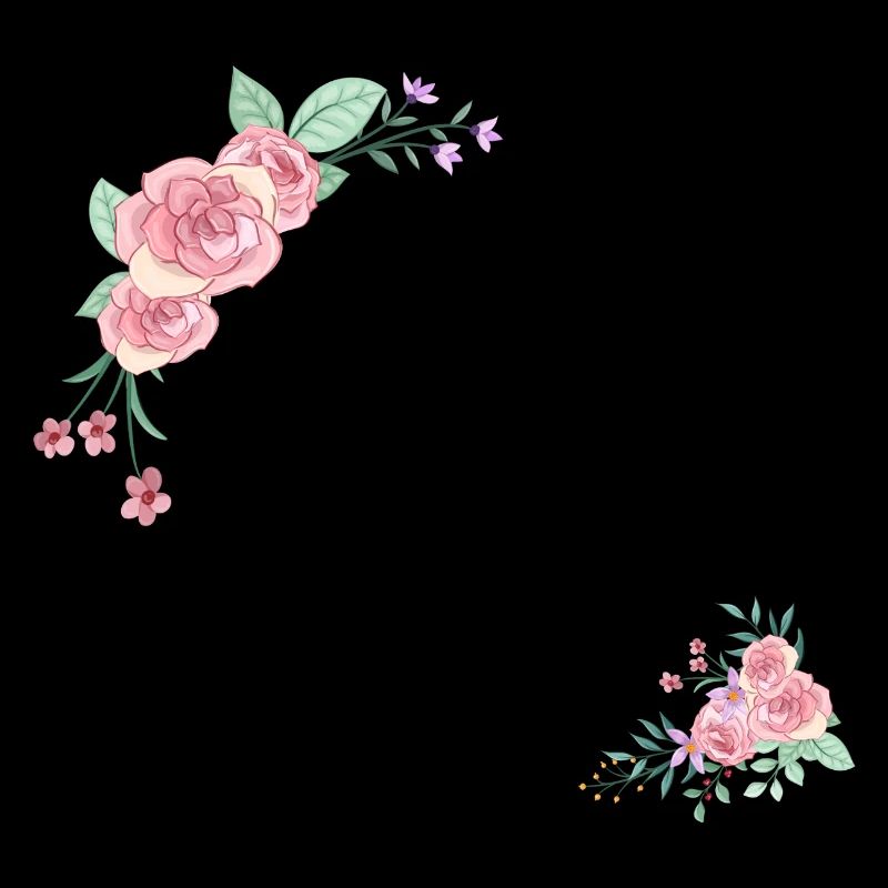 Buchstabe o Blumen