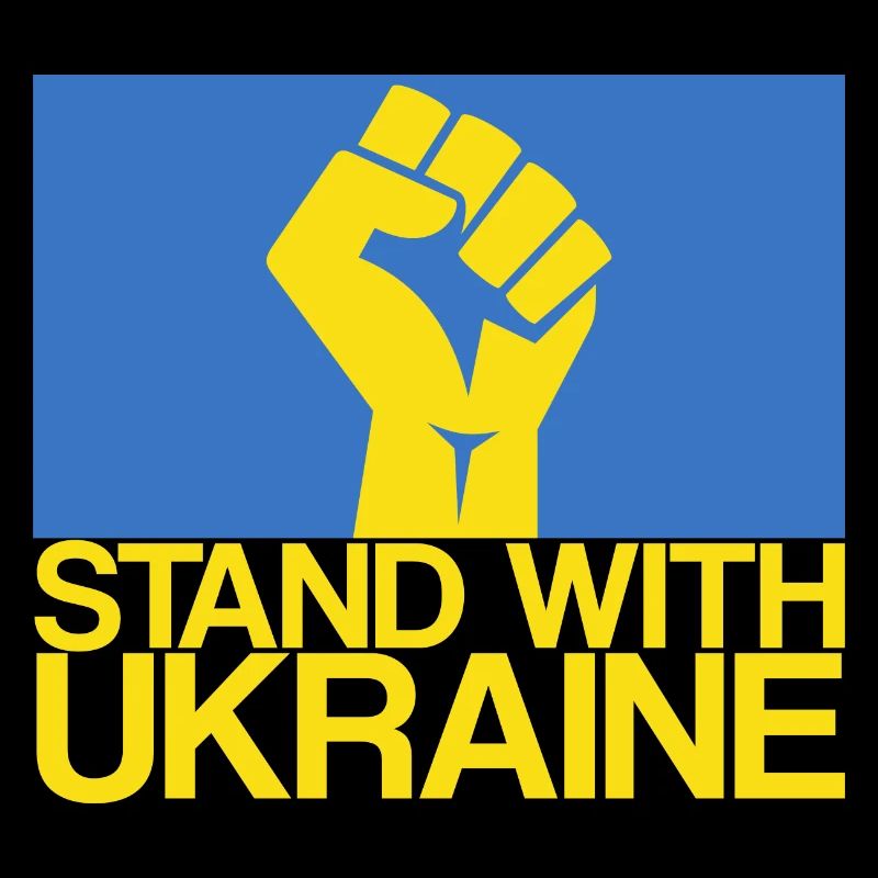 STAND WITH UKRAINE l'Ukraine Support Ukrainien Tee