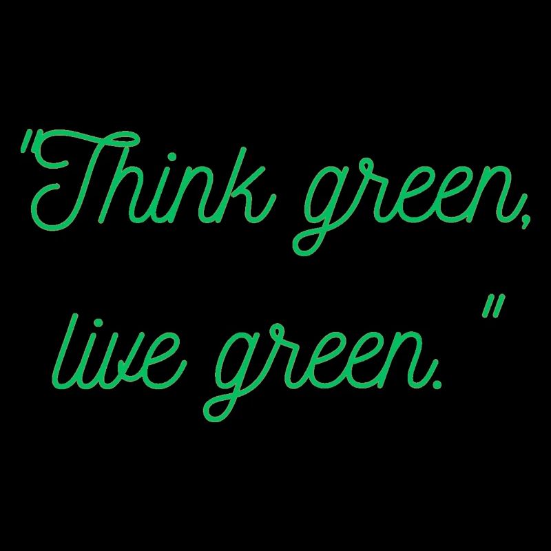 Pensez vert vivant vert