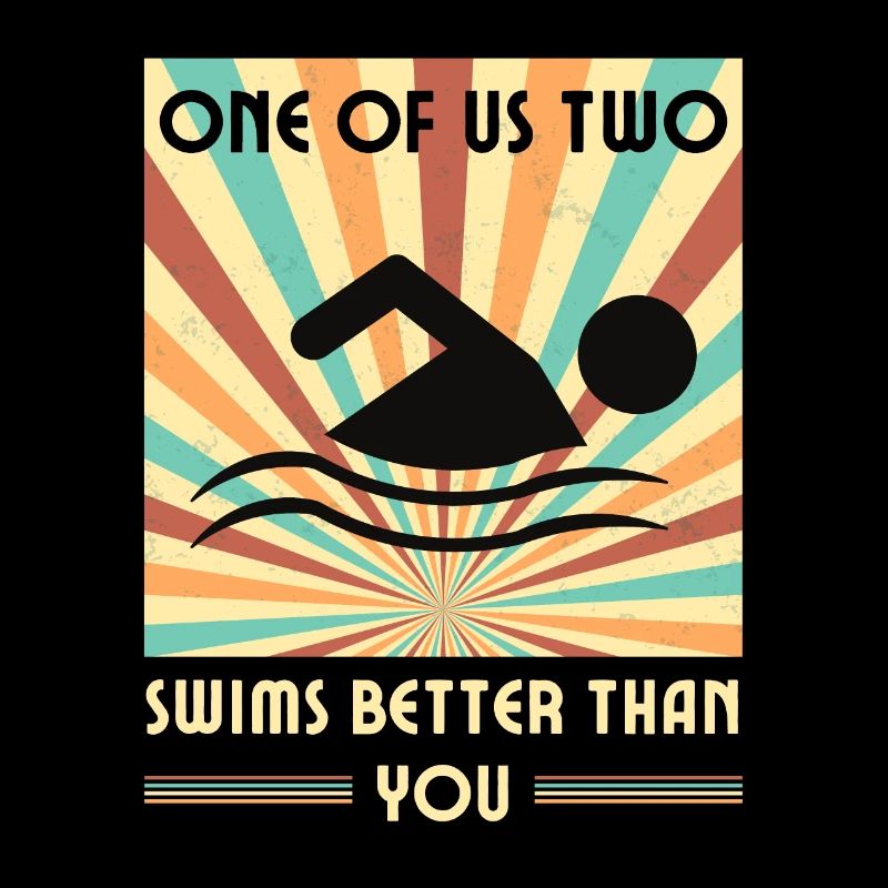 Einer Von Uns Beiden Schwimmt Besser Als Du