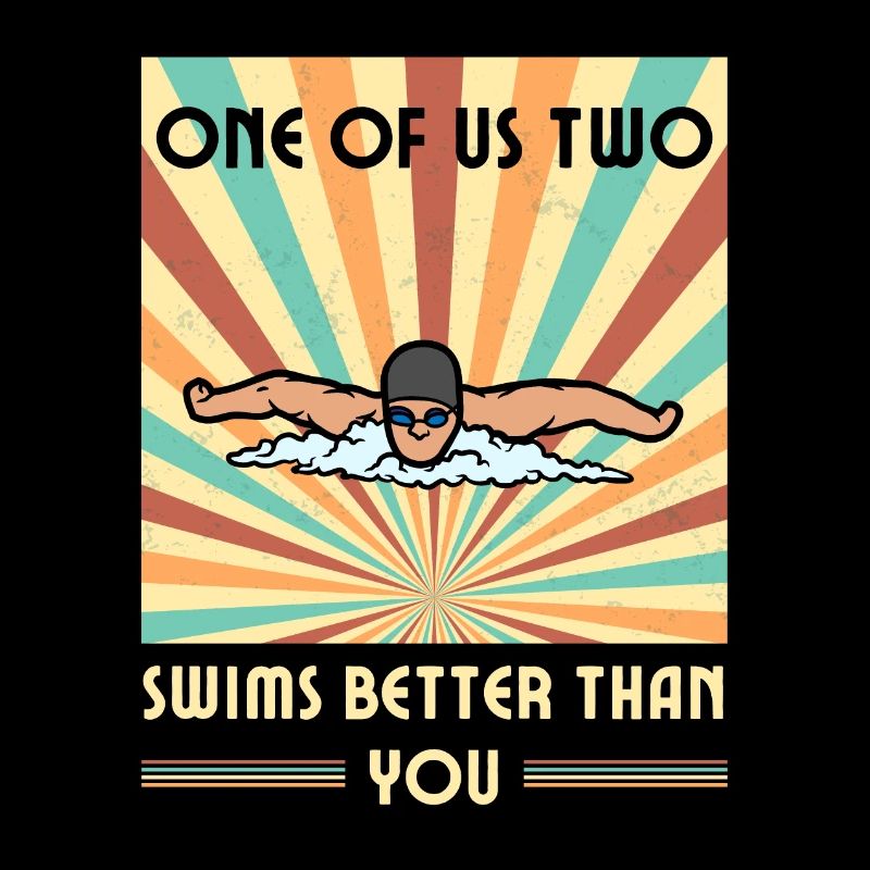 Einer Von Uns Beiden Schwimmt Besser Als Du