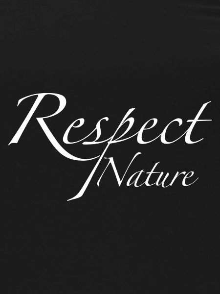 Respect nature white