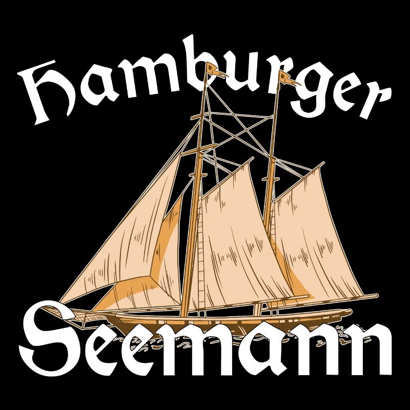 Hamburger Seemann Segelschiff Hamburg Geschenk