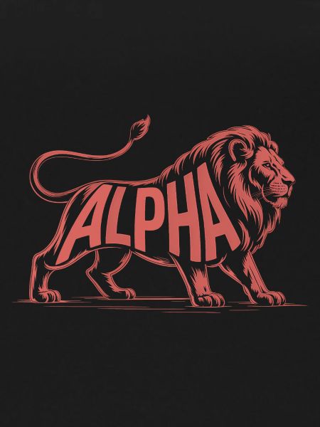 Alpha - Cool Lion Logo