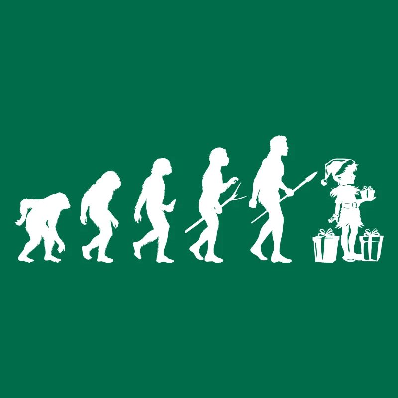 Weihnachtsmann Evolution Weihnachts