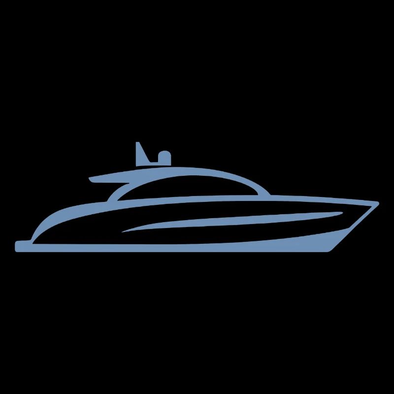 Boot Yacht Silhouette Minimalistisch